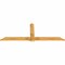 Ekena Millwork Eugene Rough Sawn Timber Gable Bracket, Western Red Cedar, 96"W x 36"H x 2"D x 6"F, 9/12 Pitch GBW096X36X0206EUG00RWR - alternate 3
